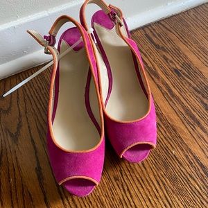 Nine West wedge heels sandals - never worn!